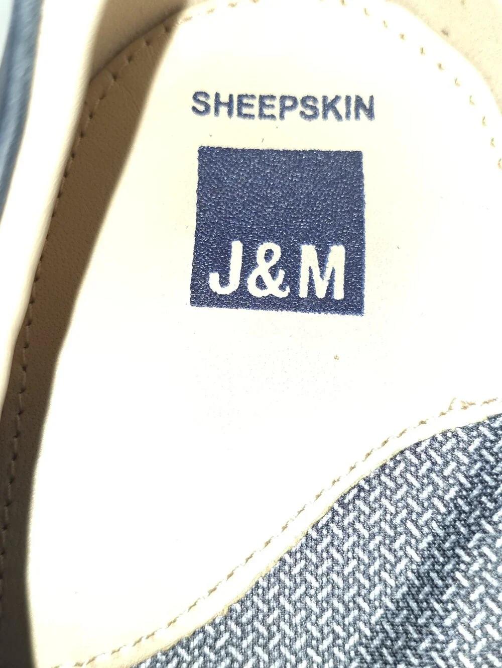 Johnston & Murphy McGuffey 25-8359 Mens 11M Navy Leather Plain Toe Shoes